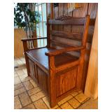 Hall/Entryway Bench w/ Flip Top Storage - $150 - 34" Wide x 38" High x 20.5" Deep
