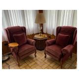 2 x La-Z-Boy Classic Hi Leg Recliner - $60 each - 38" x Deep x 40" x High x 31" Wide 