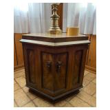 1973 Hexagon End Table - $30 - 23" Wide x 23" High x 23" Deep