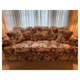 La-Z-Boy Floral 3-Seater Sofa - $220 - 88" Long x 38" High x 40" Deep
