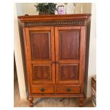 Entertainment Cabinet - $75 - 42" Wide x 22" Deep x 60" Tall