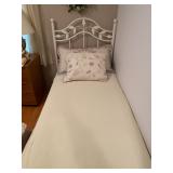 2x Metal Twin Beds - $120 each - Frame & Mattress 