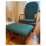 Vintage Glider w/ Gliding Foot Rest - $80