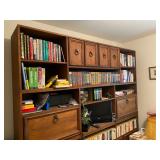 Large Bookcase - $100 - 90" Long x 18" Deep x 84" High