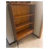 3 Shelf 2 Draw Cabinet w/Metal Legs - 60" Tall x 36" Wide x 12" Deep - $120 