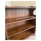 Vintage 3-Shelf Display Wooden Cabinet - 38" Tall x 34" Wide x 12" Deep - $60 