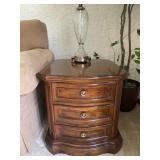 Drexel 3-Drawer Side Table - 26.5" Long x 22.5" Wide x 22" Tall - $60