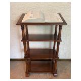 Vintage Library Stand - 22" Wide x 14" Deep x 40" Tall - $160 