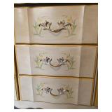 French Provincial 9-Drawer Dresser - 69" Long x 18" Deep x 32" Tall - $160