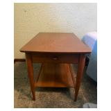Mersman Mid Century Modern Side Table - 19" Wide x 30" Deep x 21" Tall - $80 