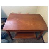 Mersman Mid Century Modern Side Table - 19" Wide x 30" Deep x 21" Tall - $80 