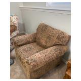 Plunkett Upholstered Arm Chair - Wide x 39" Deep x 35" Tall - $40 