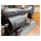 Sears Roebuck Co. Franklin Rotary Sewing Machine & Table - 18"D x 25"W x 31"H (Closed) 18"D x 48"W x