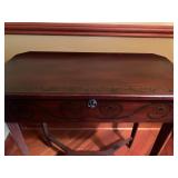2003 Bombay One-Drawer Accent table - 31"H x 30"W x 15"D - $110