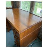 Solid Wood Desk - 45.5"W x 29"H x 25"D - $75