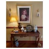 2003 Bombay One Drawer Accent Table - 31"H x 30"W x 15"D - $110.00