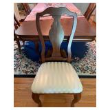Solid Wood Dining Table w/6 Chairs - $340 - 96"L x 44"W x 30.5"H (Includes 2 x 14" Leaves, Complete 