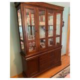 Liberty Furniture Industries Lighted China Cabinet - $260 - 86"H x 61"W x 16.5"D
