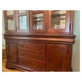 Liberty Furniture Industries Lighted China Cabinet - $260 - 86"H x 61"W x 16.5"D
