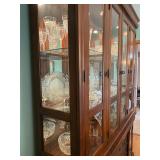 Liberty Furniture Industries Lighted China Cabinet - $260 - 86"H x 61"W x 16.5"D