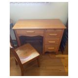 Edison Little Folks Solid Wood Desk w/Chair - $120 - 29"H 35"W x 17"D