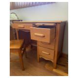 Edison Little Folks Solid Wood Desk w/Chair - $120 - 29"H 35"W x 17"D