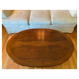 Lane Furniture Oval Coffee Table - $75 - 17"H x 46"W x 30"D