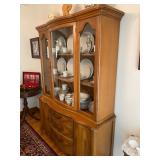 Lenoir/Broyhill China Cabinet - 71"H x 50"W x 17"D - $150