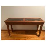 Display Case Sofa Table - 28"H x 51.5"W x 15.5"D - $150