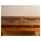 Display Case Sofa Table - 28"H x 51.5"W x 15.5"D - $150