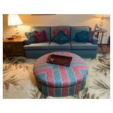 Upholstered Sofa & Ottoman