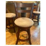 3PC Padded Bar Stools - 37.5"H x 19"W x 19"D - $45 Each  