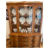 Lenoir/Broyhill China Cabinet - 71"H x 50"W x 17"D - $150  