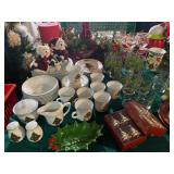 Spode Christmas Tree Dishes & Glasses