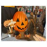 Halloween Decor & Pumpkin Blow Mold 