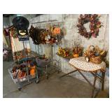 Halloween/Fall Linens & Wreaths