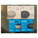 Google Home Mini & Echo Dot