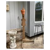 Cement Bird Bath & Plant Stand 