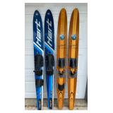 Hart F-15 Skis & Dick Pope Jr Cypress Gardens Skis 
