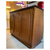 MCM Bar Server Cabinet W/Refrigerator Space - $180