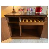 MCM Bar Server Cabinet W/Refrigerator Space - $180
