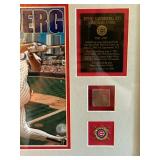 Framed Ryne Sandberg HOF Memorbilia W/Wrigley Field Dirt 373/5000 - $80
