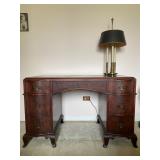 Antique 4-Sided Drop Leaf Table - 23.5"H x 26.5"W x 26.5"D (Extended Size) - $120