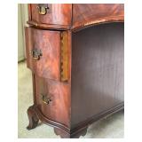 Antique 4-Sided Drop Leaf Table - 23.5"H x 26.5"W x 26.5"D (Extended Size) - $120