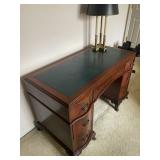 Antique 4-Sided Drop Leaf Table - 23.5"H x 26.5"W x 26.5"D (Extended Size) - $120