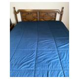 Queen Memory Foam Mattress W/Base & Headboard - 44.5"H x 60"W x 80"D - $140