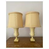 Pair Of Mid Century Ceramic Lamps - $40 Pair