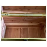 Dresher Brass Cedar Lined Chest - 16"H x 24"W x 13.5"D - $300