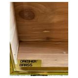 Dresher Brass Cedar Lined Chest - 16"H x 24"W x 13.5"D - $300