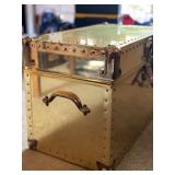 Dresher Brass Cedar Lined Chest - 16"H x 24"W x 13.5"D - $300